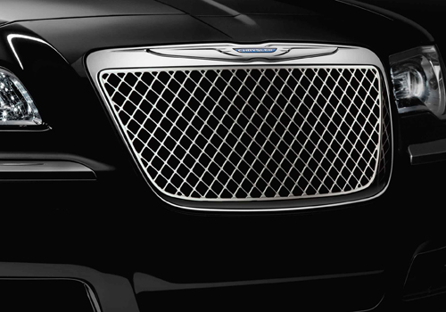 Mopar OEM Chrome Mesh Grille With Wing Logo 11-19 Chrysler 300